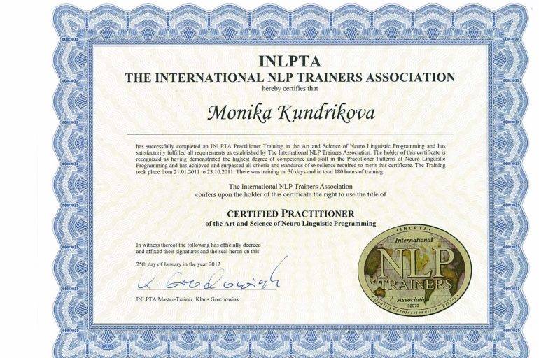 NLP Zertifikat Practitioner